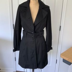 Black H&M Trench Coat